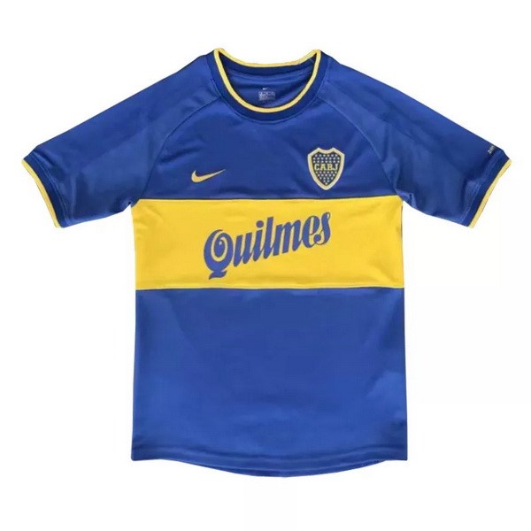 Camiseta Boca Juniors Replica Primera Ropa Retro 2000 Azul